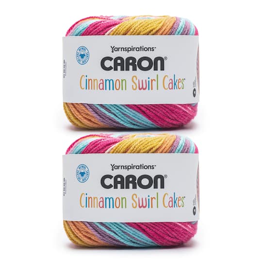 2 Pack Caron® Cinnamon Swirl Cakes™ Yarn